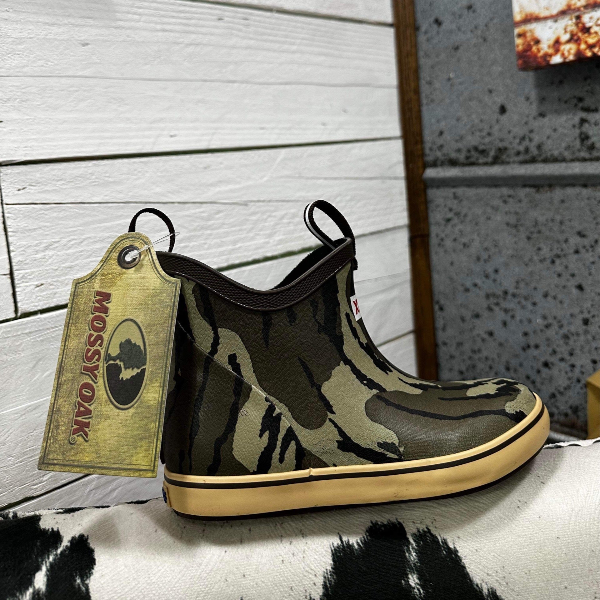 Xtratuf Kids Mossy Oak Bottomland Ankle Deck Boot Boots and Belles Western Store